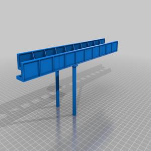 Steel bridge in H0 / HO