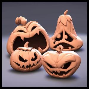 Halloween Pumpkins 4 PACK