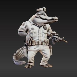 Crocodilo Policial, Jacaré