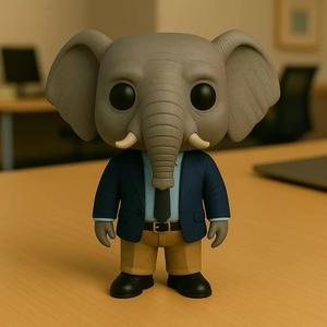 Elefante Ejecutivo El Mentor Sabio de la Oficina