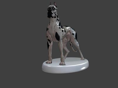 Danish Dogge Figure - 3D Print Model