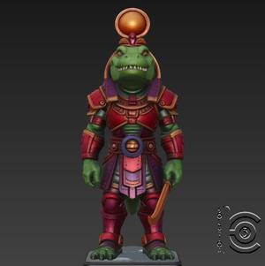 Egyptian Crocodile God - Sobek the Nile Guardian
