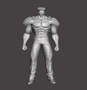 Younger Toguro 80% 3D Model