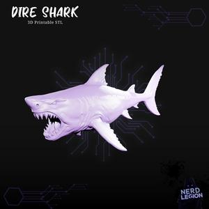 Dire Shark - D&D 3D Model (Dungeons and Dragons)