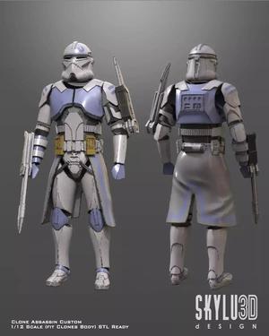 Clone Assassin One12 scale custom STL 3D print model