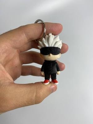 Gojo Satoru Keychain STL - Jujutsu Kaisen Anime Character 3D Printable Accessory, Gift for Otaku Fans