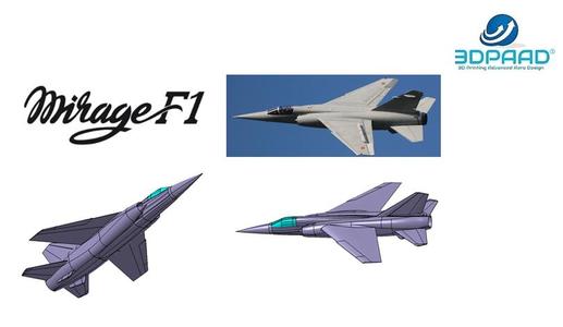 3DPAAD - Dassault Mirage F1