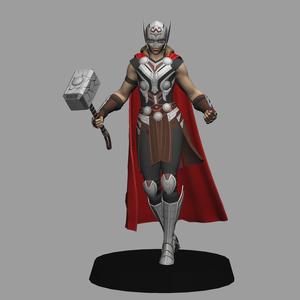 Mighty Thor - Thor Love and Thunder - low poly 3d print