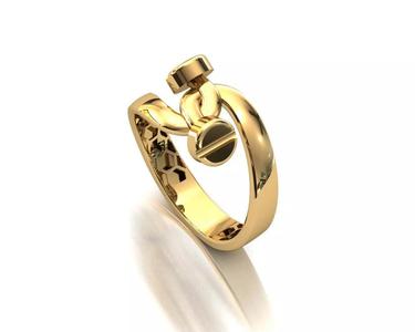 Twisted Nails Ring