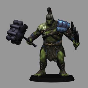 Gladiator Hulk - Thor Ragnarok LOW POLYGONS AND NEW EDITION