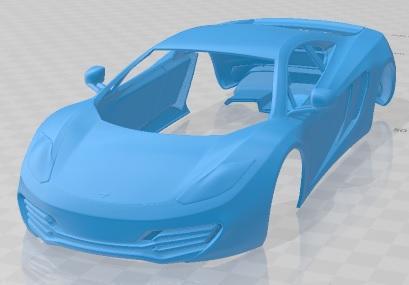 McLaren MP4 12C 2011 Printable Body Car