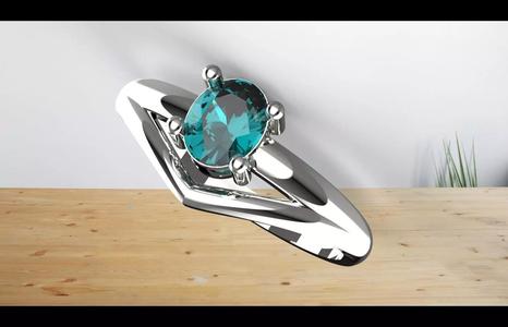 teal sapphire madagascar blue ring