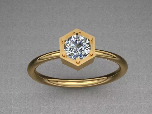 Tiffany Style Diamond Ring