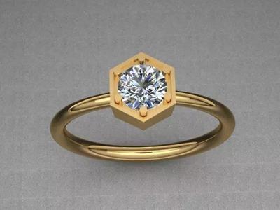 Tiffany Style Diamond Ring