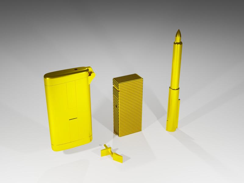 Golden Gun replica 3D Printable files.