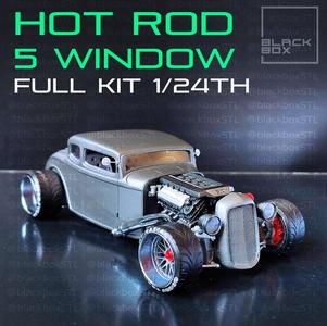 Hot Rod 5 window - Full Modelkit 1-24th