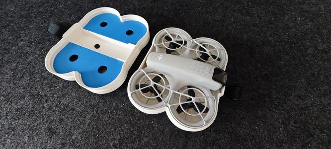 Universal DJI Neo transport box with bumper and accessory compartment (V2)