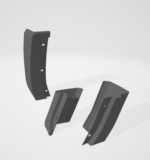 RAM BIGHORN 2019-2025 BUMPER EXTENSION FLARE