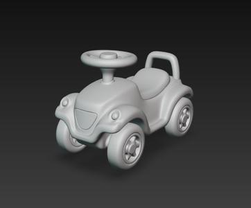 Bobby Car - 3D Model Children's Toy Car for 3D Printing