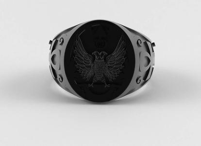 The Double Headed Masonic Eagle Ring speaks volumes