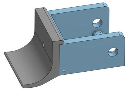 Buttonbox DSD P1/2 Aluminium-Profile Column Holder