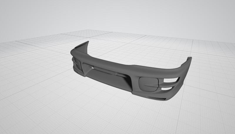 SUBARU IMPREZA GC8 GT TURBO FRONT BUMPER