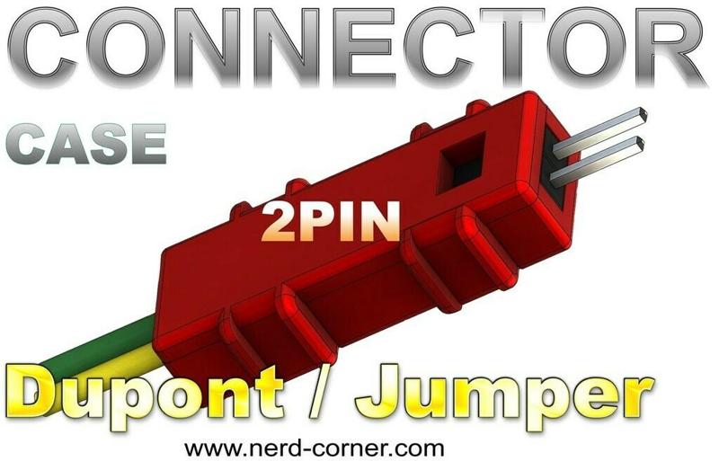 Connector housing Dupont 2Pin