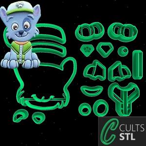 CORTADOR - ROCKY - PATRULHA CANINA - 8cm