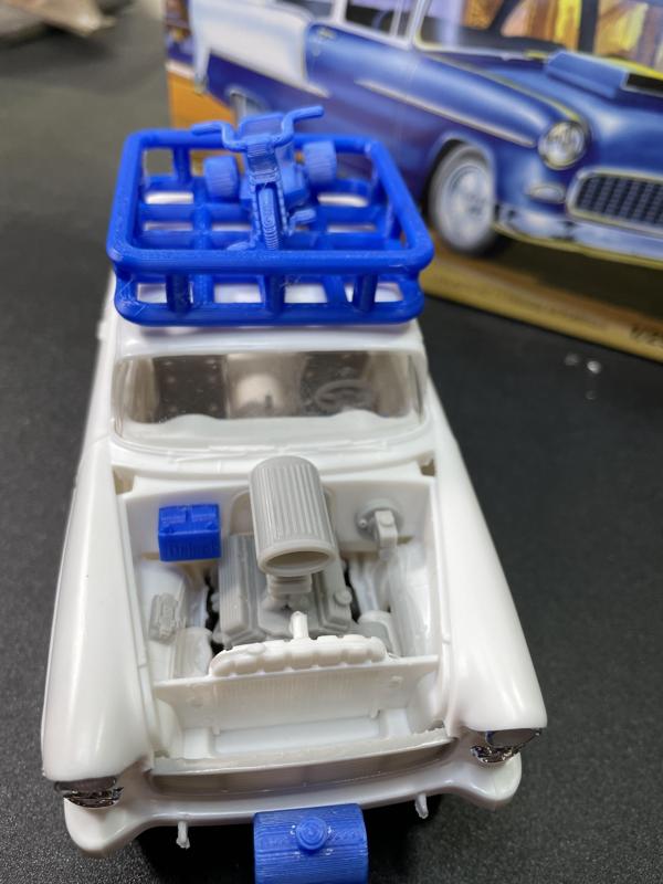 AMT 55 Chevrolet Bel Air Delco Battery Replacement Model Car Parts 1-25