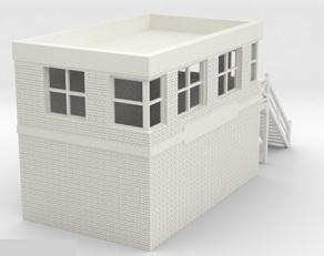 Gomshall Signal Box ww2 build ARP  pillbox style 1/76 scale