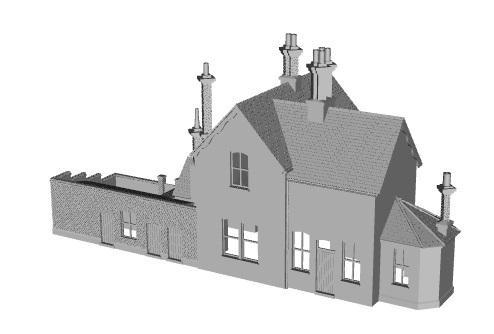 Southern Railway Slinfold station building 1/100 scale