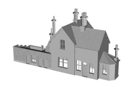 Southern Railway Slinfold station building 1/100 scale