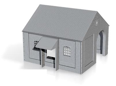 GWR style brick goods shed 1/87 scale