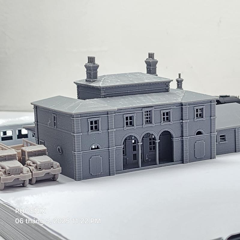 Rye Station, East Sussex, England (N-scale, 1/160)