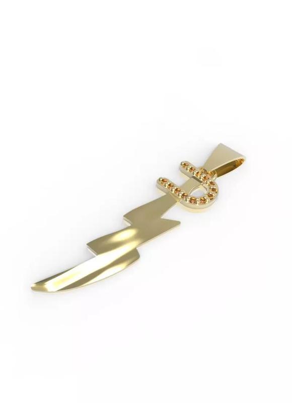 Iansa Oya Orisha Goddess Pendant Gold Silver Jewelry