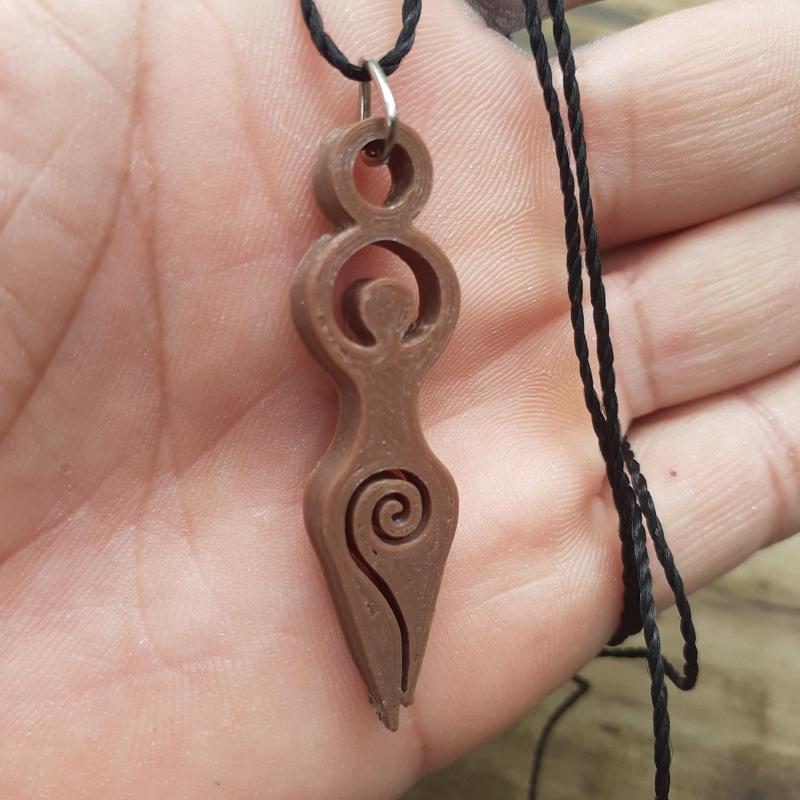 Spiral goddess #1 - Necklace