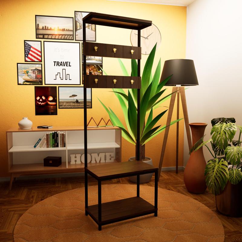 Coat rack (1:12, 1:16, 1:1)