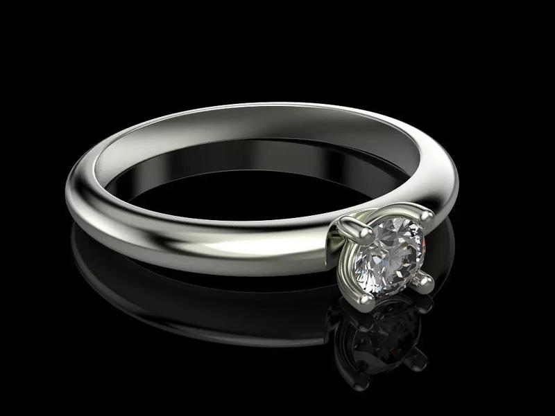 solitaire ring b-5