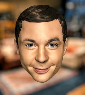 1/6 1/12 Smile Sheldon Cooper Jim Parsons The Big Bang Theory Head Headsculpt