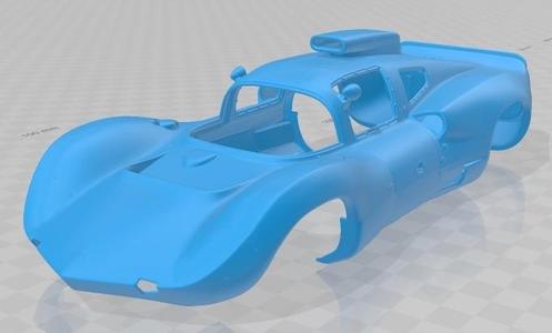 Chaparral 2D 1966 Printable Body Car