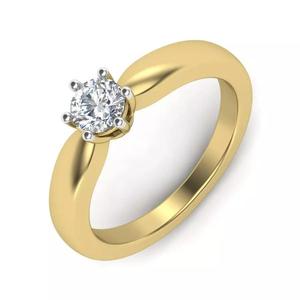 Solitaire women wedding engagement ring 3dm render detail