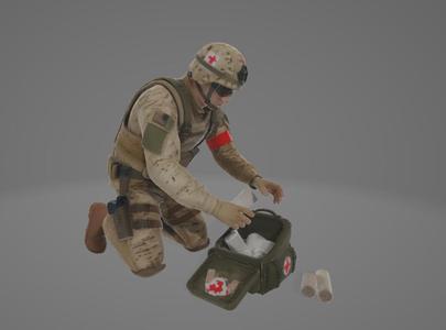 Combat Medic – Field Treatment Pose