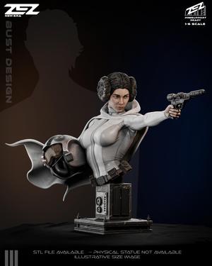 👑 Princess Leia - 3D digital STL file