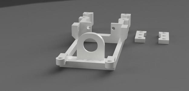 In-line FR SCX cradle