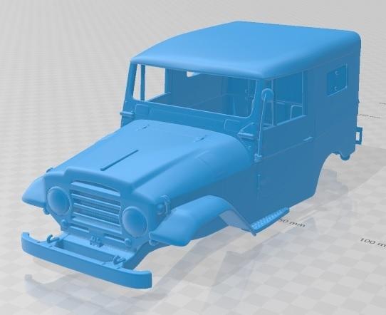 Toyota Land Cruiser J20 1958 Printable Body Car