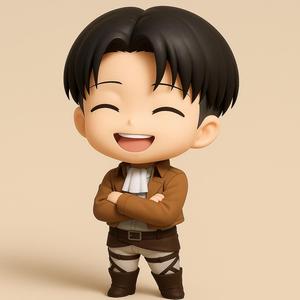 Chibi Levi Ackerman - Attack On Titan Fan Art 3D Model