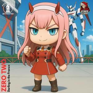 Chibi Zero Two – Darling in the Franxx Fan Art 3D Model