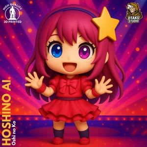 Chibi Hoshino Ai - Oshi no Ko Fan Art 3D Model
