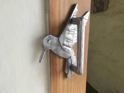 Door Handles Azalea Flower and Humming Bird! (For Casting)