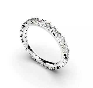 Eternity montatura - diamond eternity ring 3D print model